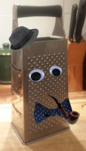 Mr Cheesegrater in a bow tie